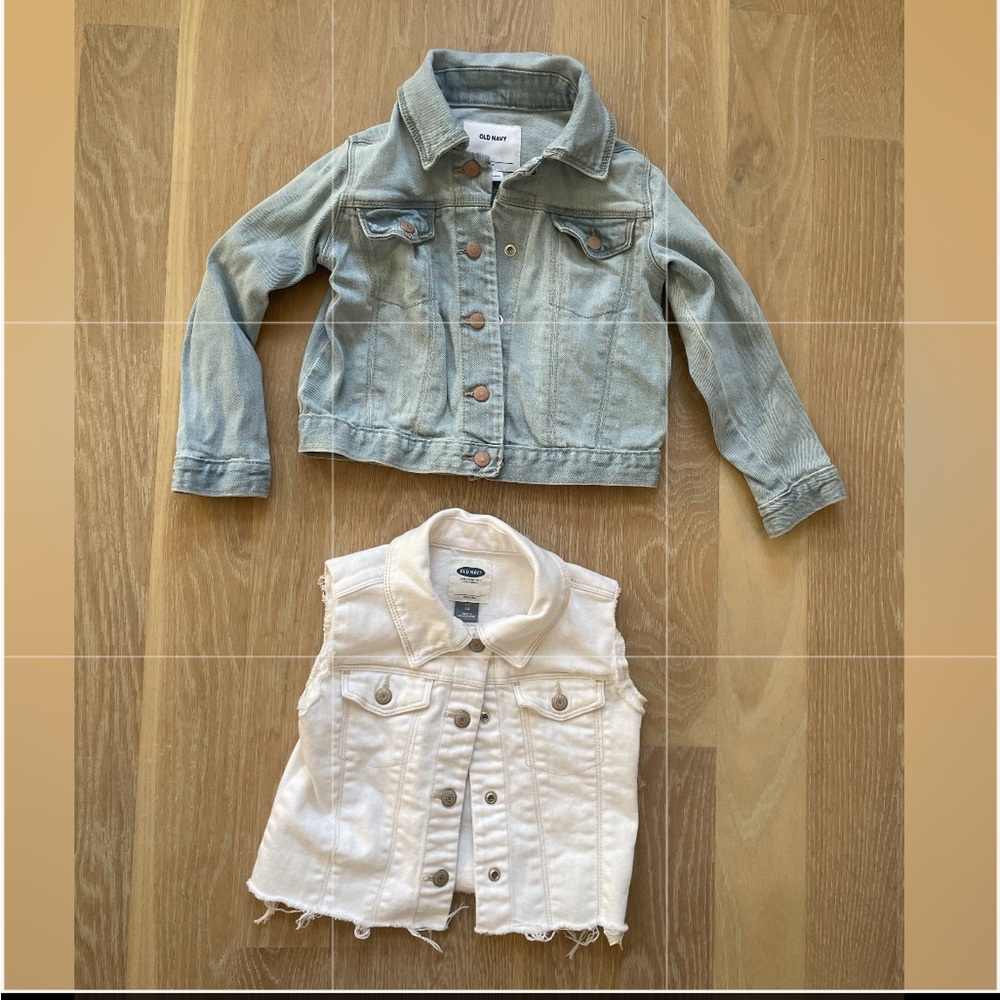 Old Navy Girls Jean Jacket set / bundle - size 4t